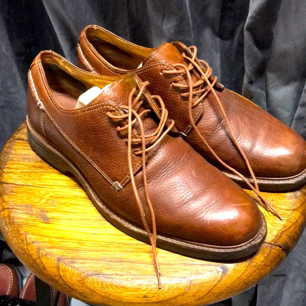 Sperry 8M Chestnut Leather Oxfords Non-Slip